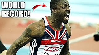 Nobody Saw This Coming  Dwain Chambers Breaks World Record In 60 Meter Dash Masters 45 Div [upl. by Ydarb]