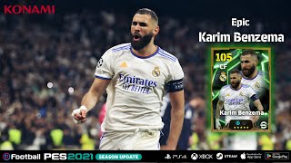 eFootball™ 2025  EPIC CARD K BENZEMA [upl. by Kelula]