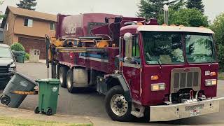 Hillsboro Garbage Peterbuilt 320 Bridgeport Ranger Garbage Truck [upl. by Terencio]