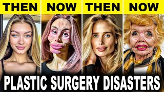 50 Celebrity Plastic Surgery Disasters You Would NEVER Recognize Today [upl. by Odrude271]