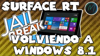 Surface RT volviendo a Windows 81 [upl. by Nesta]