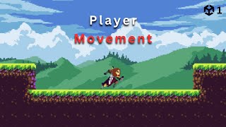 Player movement for 2D PLATFORMER Game in UNITY [upl. by Ocirnor]