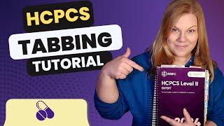 HCPCS Book Tabbing Tutorial [upl. by Airdnaed925]