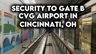 Taking a team in CVG airport  Security to Gate B [upl. by Melise]