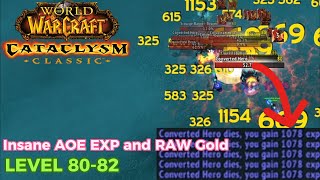 Cataclysm the Best AOE EXP and RAW GOLD LVL 8385 Location  Cataclysm Exp Farm [upl. by Einnov]