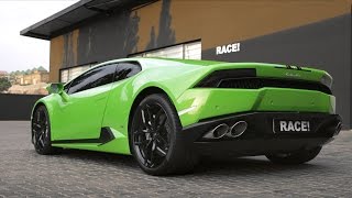 Lamborghini Huracan with NOVITEC open race exhaust [upl. by Nayrda]