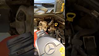 Mercedes E300 oil cooler replacement [upl. by Tesil699]