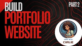 Build a Portfolio Website  React JS  part 2 [upl. by Darrow]