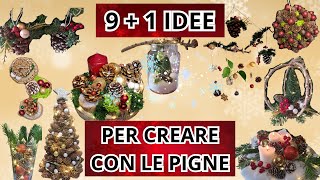 91 creazioni Natalizie con le pigne🎄🎄🎄 [upl. by Janiuszck]