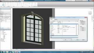 Revit tips  classic arched window family [upl. by Lucic641]