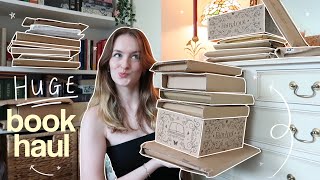 my BIGGEST book unboxing haul 📖📦 waterstones fairyloot  book mail [upl. by Taima]