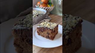 SOKOLATENIA KARIDOPITA 🤎 Greek walnut and chocolate cake greek food dessert recipe [upl. by Efram244]