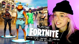 fortnite SQUADS with kian jc amp ricky [upl. by Merrie298]