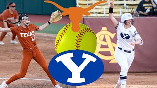 NCAA Softball Highlights 3 Texas vs BYU March 15 2024 [upl. by Paget]