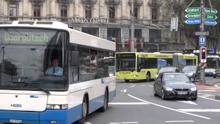 Lucerne VBL buses and trolley buses 1 [upl. by Aihsyt]