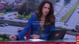 El Fantasma de una Niña Captado en una Entrevista Periodística [upl. by Caren]