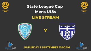 2023 U18 Mens State Cup Final  Perth SC v Floreat Athena FC [upl. by Car]