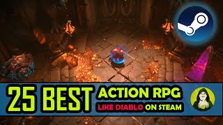 25 Best Action RPG Games like Diablo  Top down amp Isometric ARPG  Steam sale prices included [upl. by Atnamas]