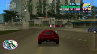 GTA Vice City  Walkthrough  Street Race 2  Ocean Drive [upl. by Husha822]