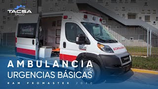 ¿Cómo es una ambulancia por dentro  Ambulancia de Urgencias Básicas  RAM ProMaster [upl. by Syd48]