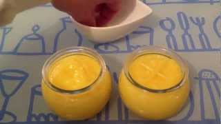 Faire des petites crèmes au citron  Recette verrines au citron [upl. by Madge]