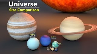 Universe size comparison nasa [upl. by Zeph668]