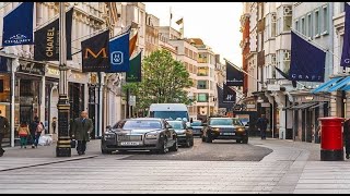 New Bond Street Evening In London  Summer In London 4 June 2024  4k HD Video [upl. by Katharina115]