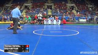 152 Champ Round 2  Kyle Ruettiger Illinois vs Thomas Fretwell Florida [upl. by Deadman]