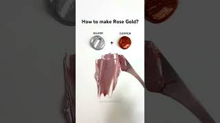 How to make Rose Gold colormixing rosegold satisfying [upl. by Fleischer]