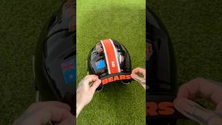 Bears 3D Helmet Bumpers for Riddell SpeedFlex fyp foryou foryourpage football gridiron [upl. by Acinomahs]