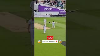 😱Pathum Nissanka Century 100😱￼ kgf slvseng cricket angi srilanka [upl. by Saihtam660]