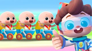 Lets Buckle Up Song  Seatbelt Safety Song  Nursery Rhymes amp Kids Songs  BabyBus [upl. by Dlonyar]