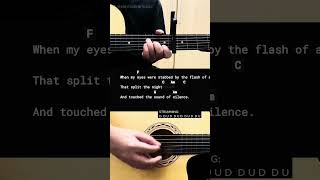 The Sound Of Silence  Simon amp Garfunkel  Easy Guitar Chords Tutorial For Beginners guitarlesson [upl. by Hardwick]