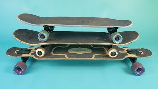 Longboard vs Skateboard vs Cruiser Beginner Breakdown [upl. by Holtz]