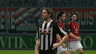 PES 6 200203 Patch Juventus Vs Milan [upl. by Eznyl]