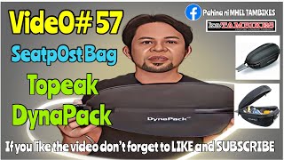 VIDEO 57 TOPEAK DYNA PACK SEATPOST BAG [upl. by Ninaj829]