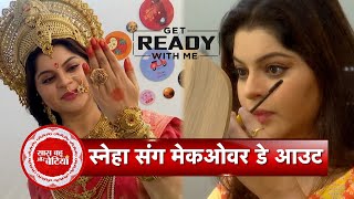 Exclusive Sneha Wagh Makeover As Chhathi Maiyya for Her Show Chhathi Maiyya Ki Bitiya  SBB [upl. by Novyaj284]