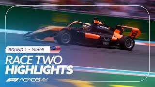 Race Two Highlights  Miami 2024  F1 Academy [upl. by Atworth876]