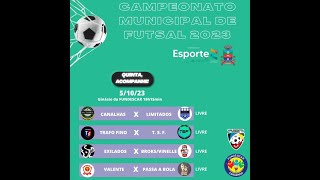 Campeonato Municipal de Futsal [upl. by Minny]