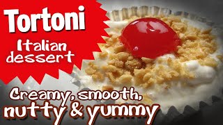 Tortoni Italian dessert Creamy smooth nutty amp yummy [upl. by Rashida]