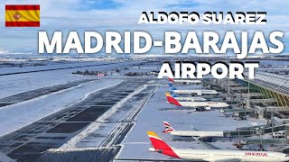 ADOLFO SUAREZ MADRIDBARAJAS AIRPORT  Arrival Hall  Departure Gates JK  Travel Vlog [upl. by Malet386]