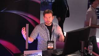 Chris Schmidt – Folding Cloth Paper and Origami in Cinema 4D – NAB 2023 [upl. by Paloma]