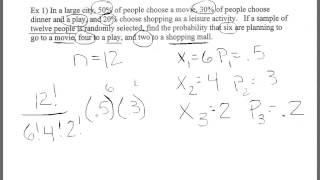 Multinomial Distribution [upl. by Engeddi]