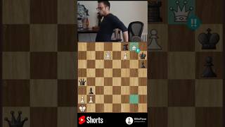 Brilliant Queen Sacrifice and Underpromotion chess gothamchess shorts [upl. by Tteragram]