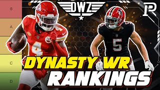 Dynasty WarZone Our Dynasty WR Rankings [upl. by Brooking]