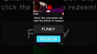 Funky Friday NEW WORKING CODES Pt 2 shorts roblox [upl. by Gelb669]