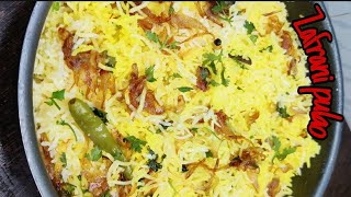 Zafrani Pulao  Zafrani Rice  Pulao Recipe [upl. by Hermy]