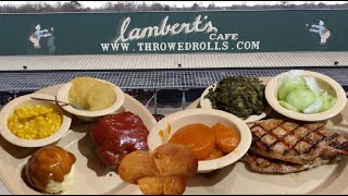 LAMBERTS CAFE  Sikeston Missouri  Home of the Throwed Rolls [upl. by Ateloj]