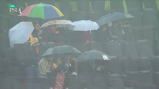 The fans turned up but rain stole the spotlight on the opening day of Pindi leg 🌧️ PZvLQ [upl. by Nnylyak871]