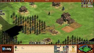 Voobly AOE2 16 Nomad Celts vs Franks [upl. by Daffie673]